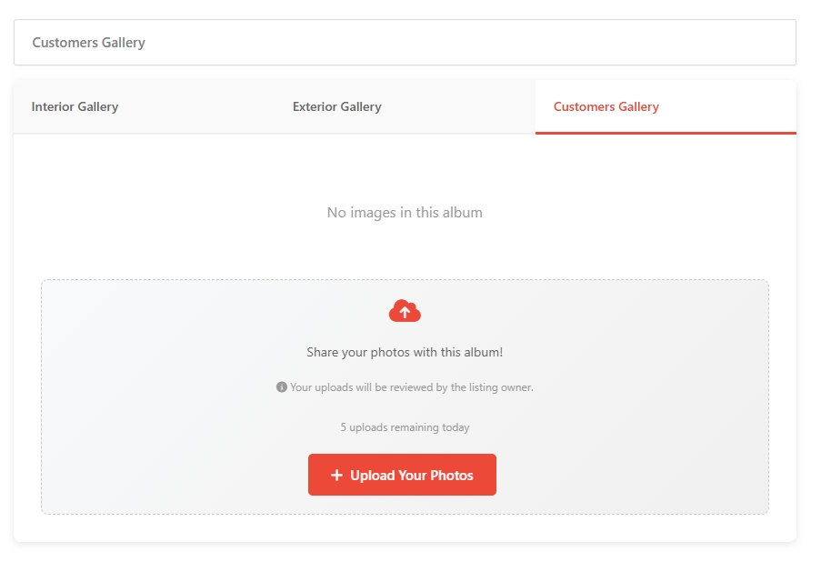 Listeo Listing Albums - Screenshot 2