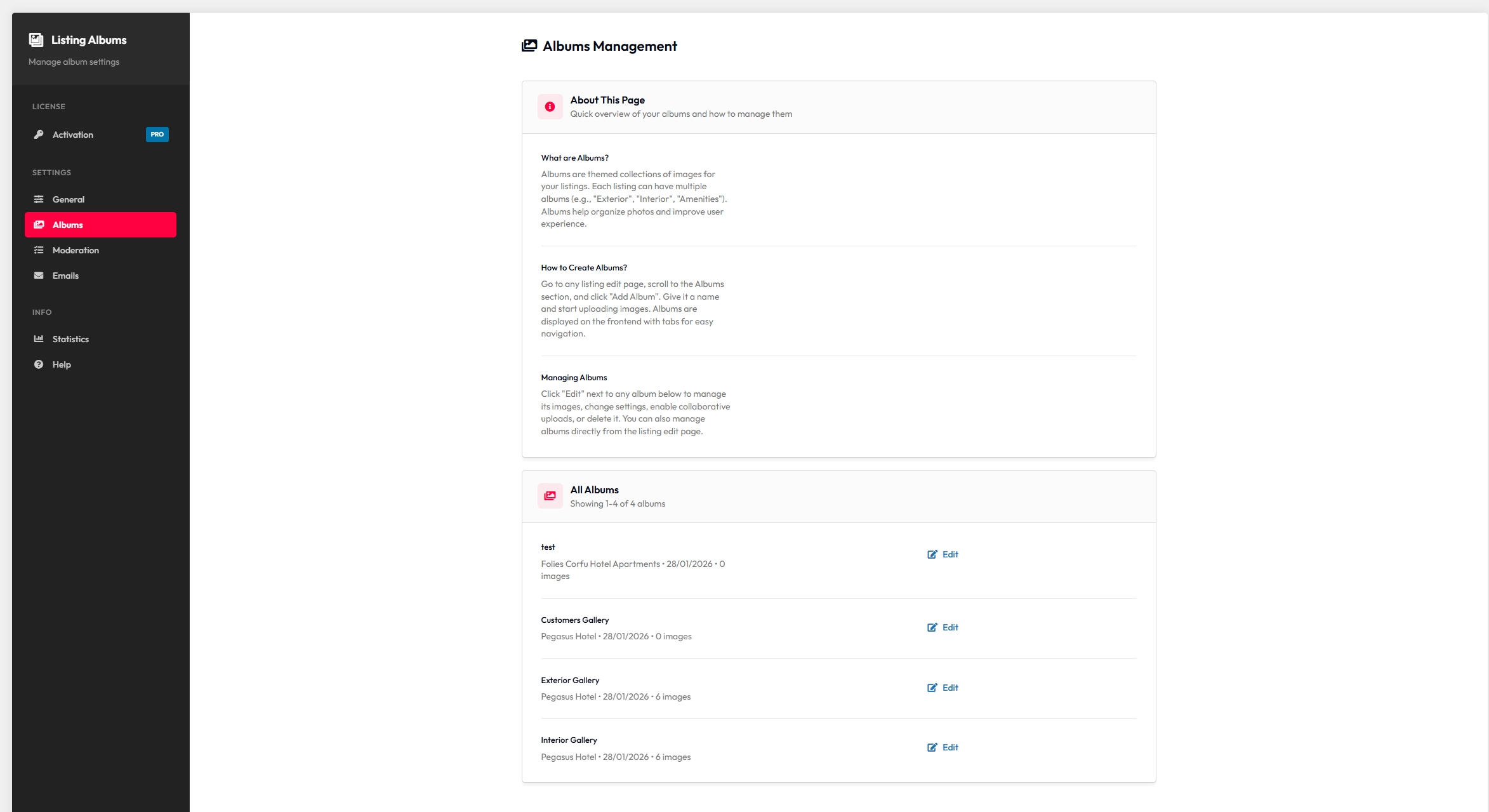 Listeo Listing Albums - Screenshot 13
