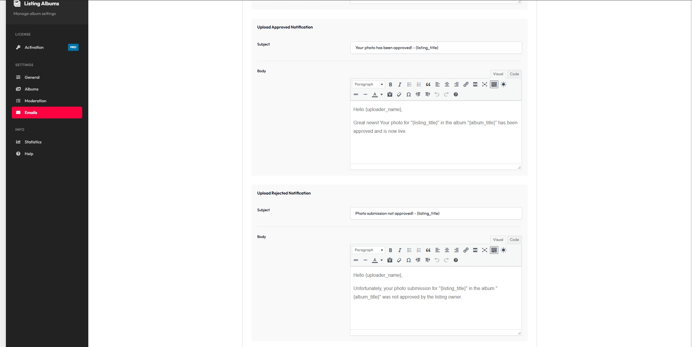 Listeo Listing Albums - Screenshot 10